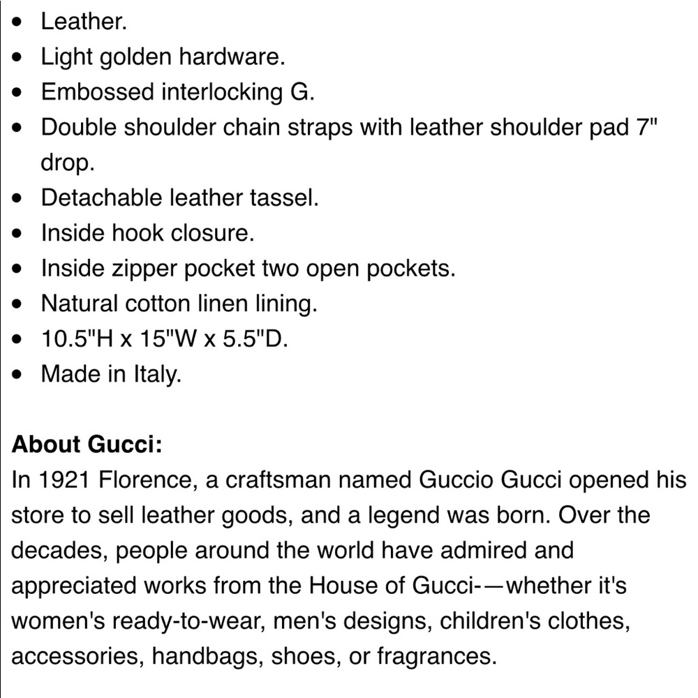 Gucci bag (authentic) - Picture 6 of 7